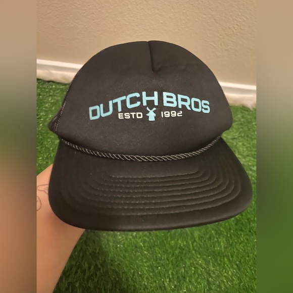Dutch Bros Coffee Trucker Hat 2023 Limited Edition Black Mesh Cap - Picture 2 of 5